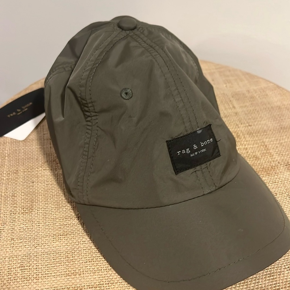 rag & bone Addison baseball cap; olive